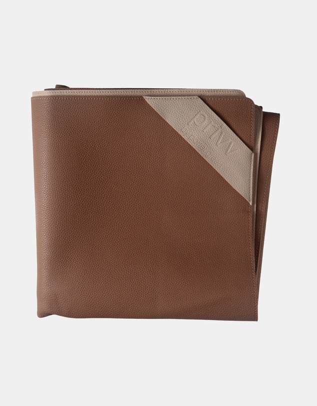 porter green - privv | vegan leather waterproof picnic rug