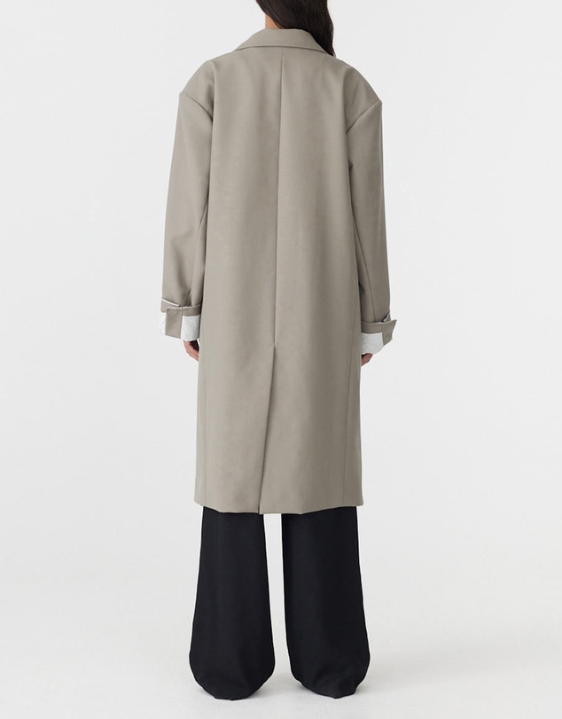 Bassike - Soft Longerline Coat