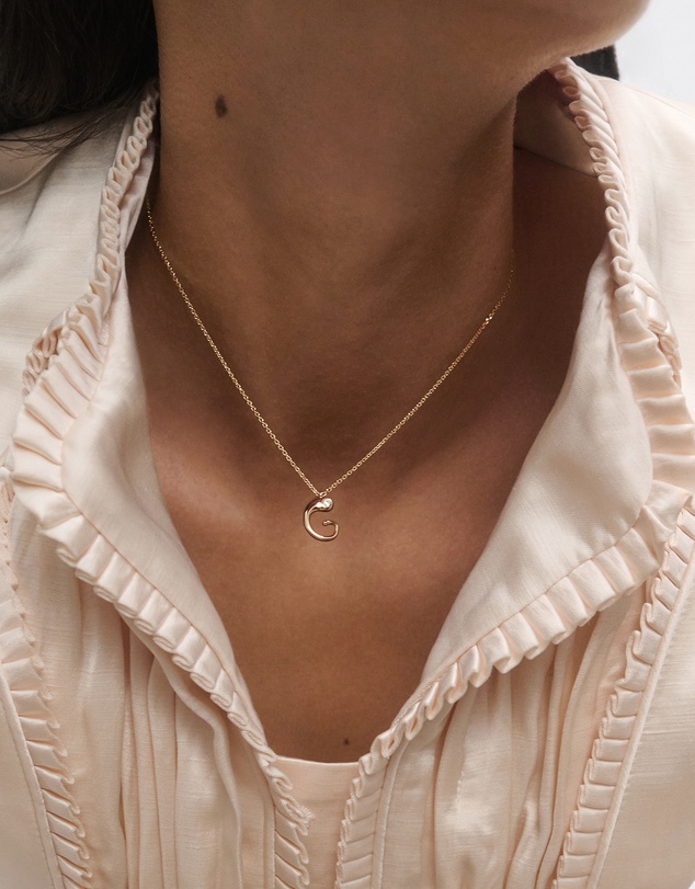 PDPAOLA - Initial 2026 G Pendant Necklace
