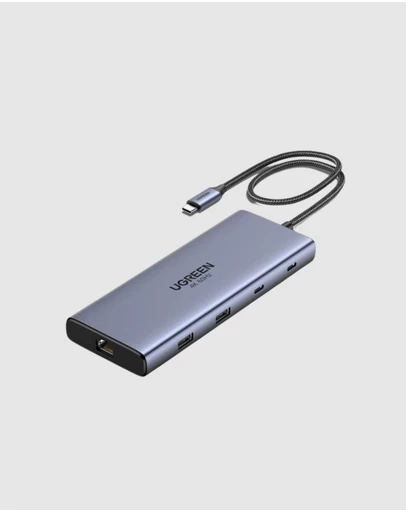 Ugreen - Ugreen 10-in-1 USB C Hub with Dual 4K display