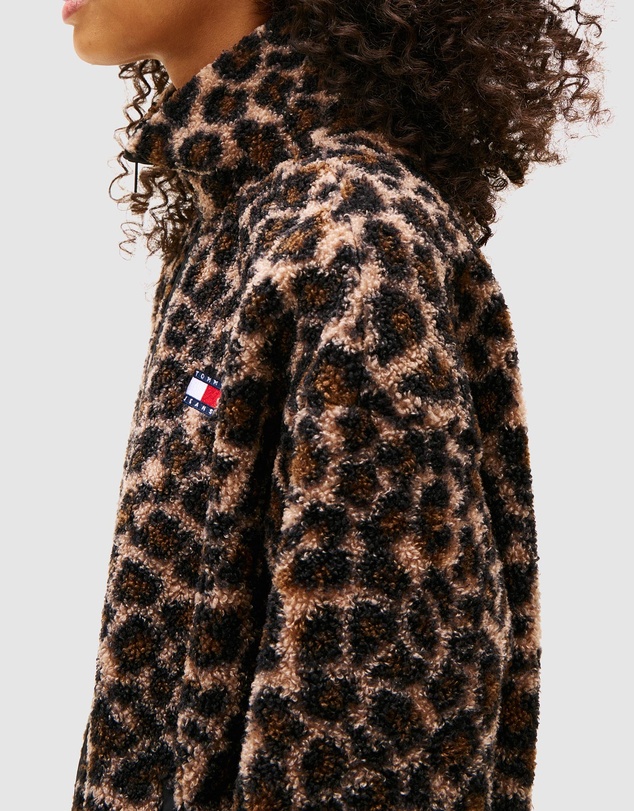 Tommy Jeans - Zip Through Badge Teddy Jacket