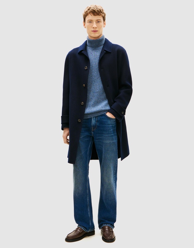 Tommy Hilfiger - Smart Casual Relaxed Coat With Cashmere