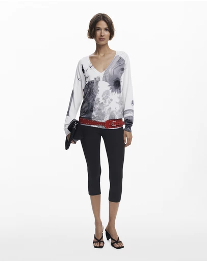 Desigual - Fine collage sweater
