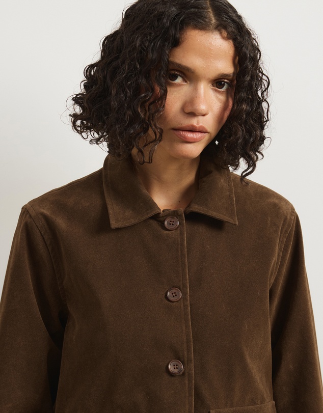Atmos&Here - Nell Faux Suede Shacket