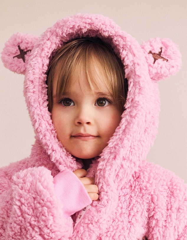 Huxbaby - Strawberry Fields Forever Snuggle Gown - Babies-Kids