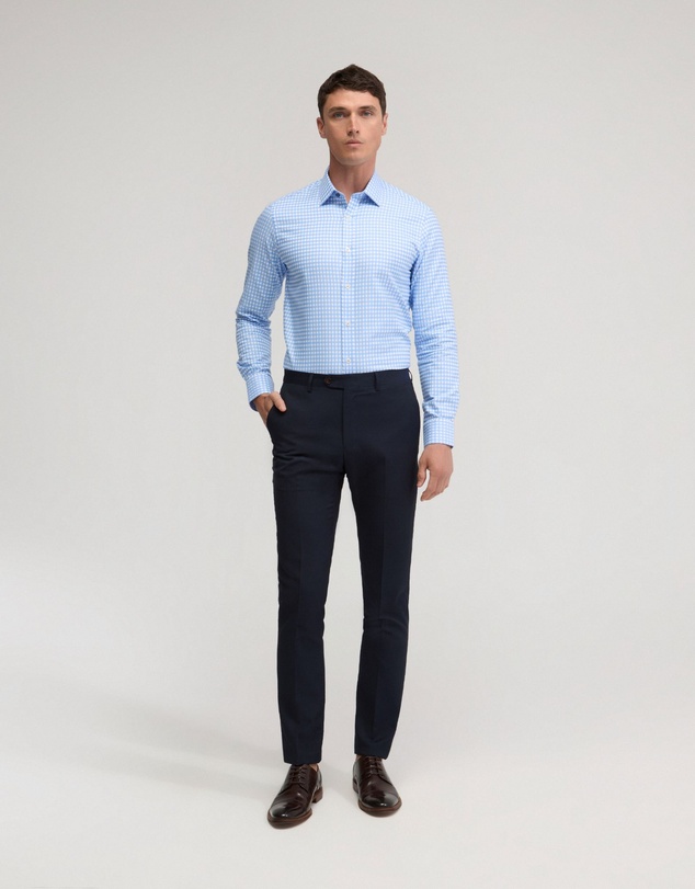 Oxford - Beckton Cotton Checked Shirt