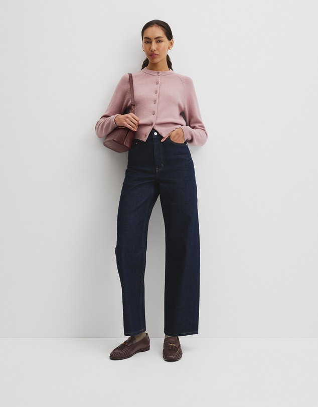 Country Road - Cotton Cashmere Crew Neck Cardigan