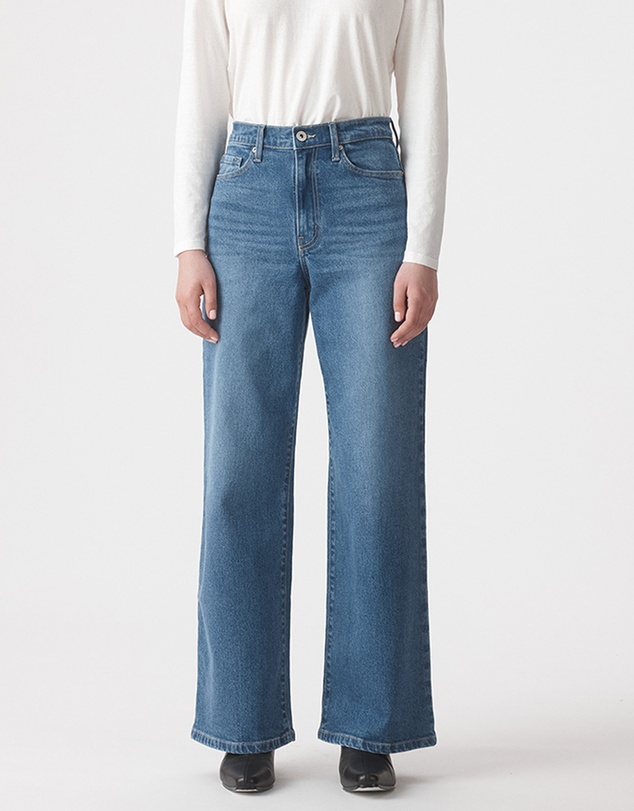 Outland Denim - Ellie High Wide Jeans