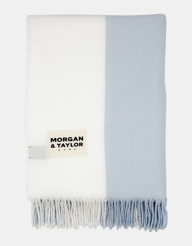 Morgan & Taylor - August Throw Blanket in Blue