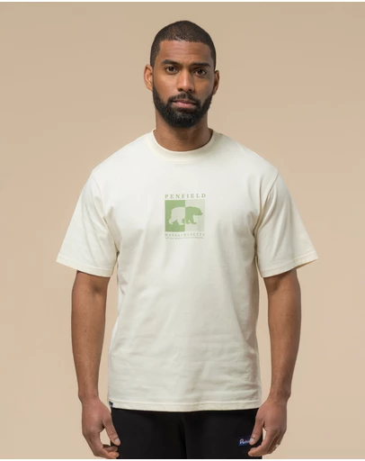 Penfield - Contrast Stripe Bear Graphic T-Shirt
