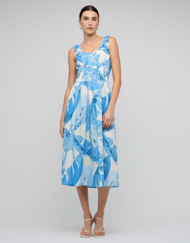 Staple the Label - Leilani Shirred Midi Dress