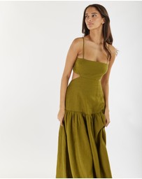 Amelius - Nathalie Linen Maxi Dress