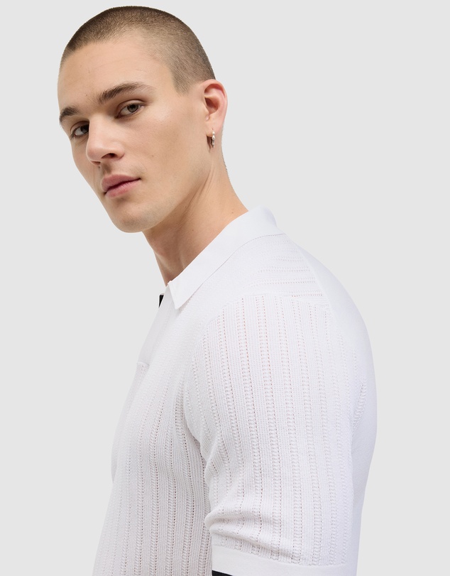 Politix - Anderson Stripe Texture Knit Polo