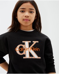 Calvin Klein Jeans - Boys Monologo Terry Sweatshirt