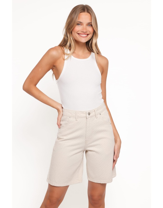 Petal & Pup - Jace Bermuda Shorts - Ivory