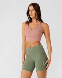 Lorna Jane - Lotus No Chafe Phone Pocket 16cm Bike Shorts