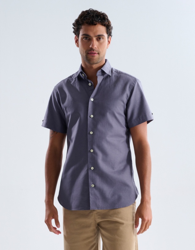 3 Wise Men - 3 Wise Men Lagoon Linen Short Sleeve Shirt