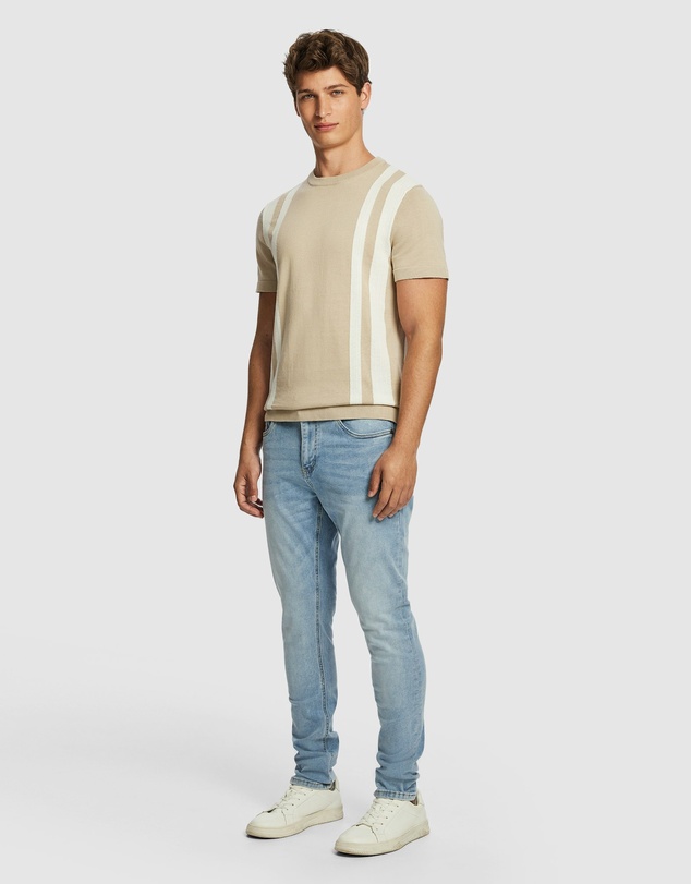 yd. - Teddy Stripe Knitted Tee