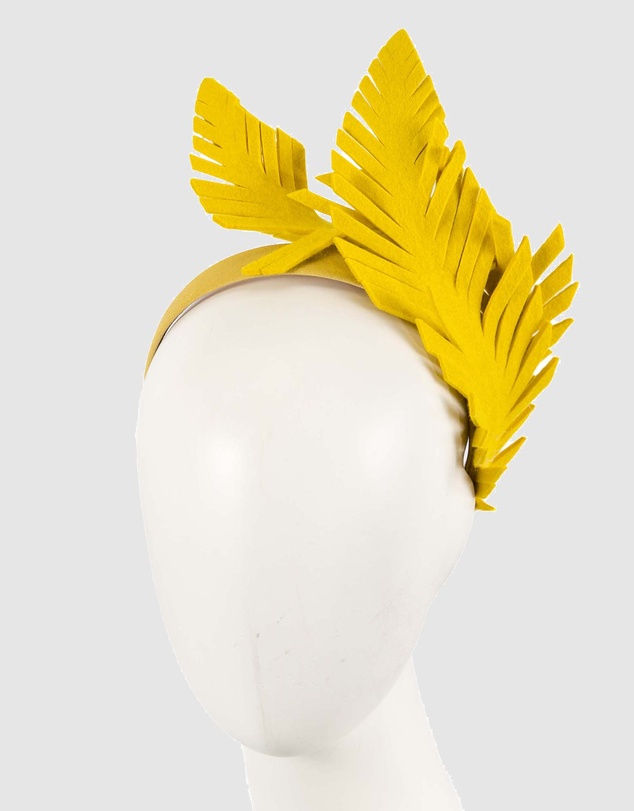 Max Alexander - Felt Leaf Fascinator