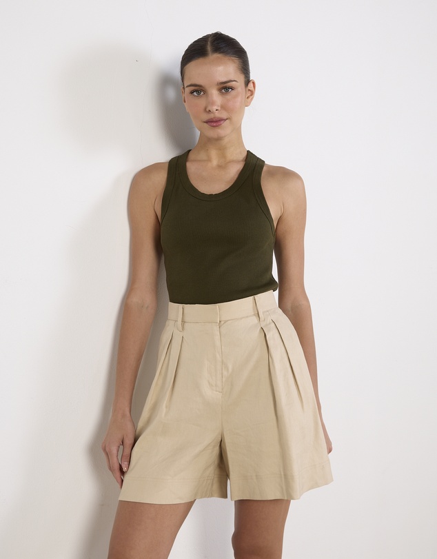 Cirkular - Pre-Loved - Rebecca Vallance Linen Flynn Shorts