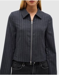 Neuw - Pinstripe Zip Jacket