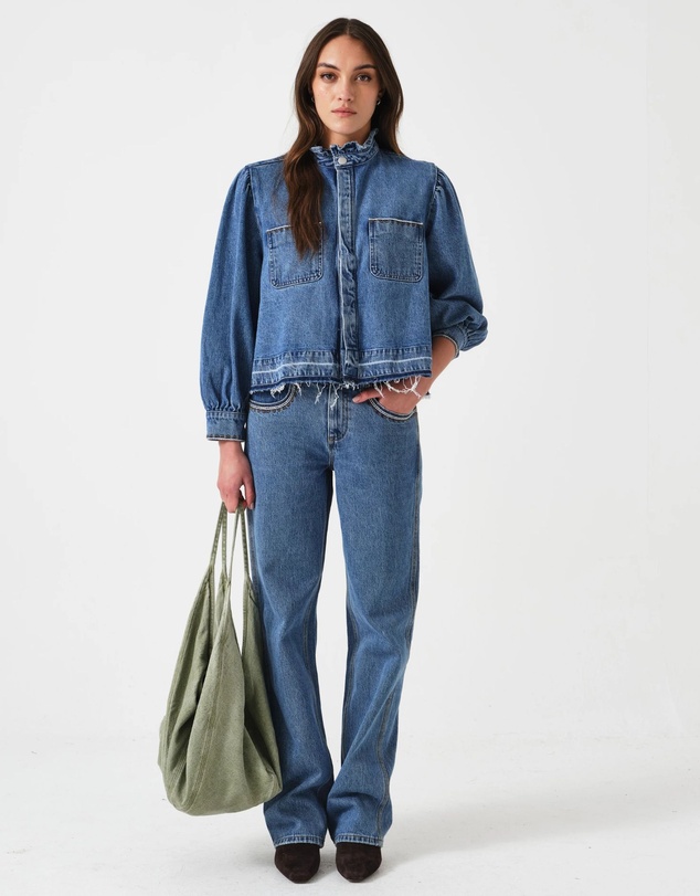 Seventy + Mochi Denim - Ziggy Cropped Jacket