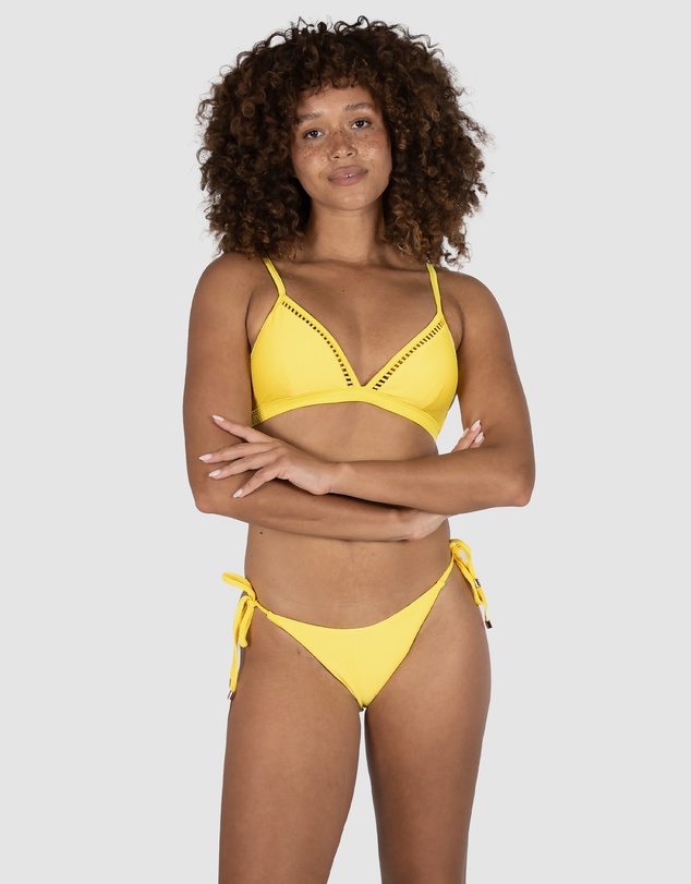 Baku Swimwear - Rococco Fixed Ladder Lace Triangle Bikini Bra Top