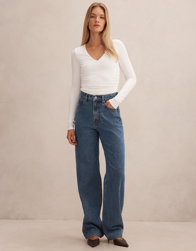 Forever New - Alice V-Neck Long Sleeves Top
