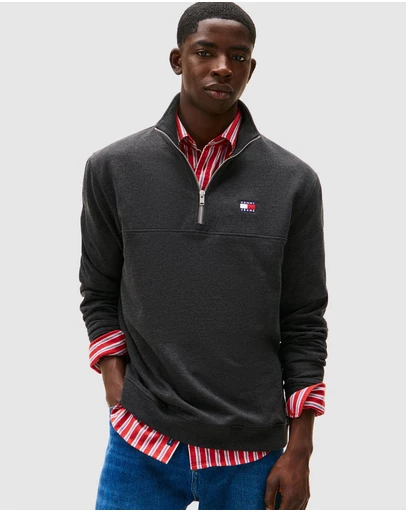 Tommy Jeans - Regular Badge Quarterzip