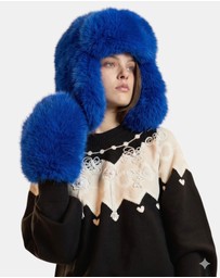 Cynthia Rowley - Snow Bunny Trapper Hat
