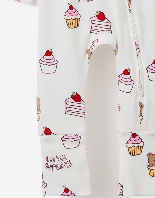 Cotton On Kids - Growie Long Sleeve Zip Romper