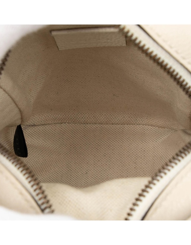 Gucci - Pre-Loved Mini Grained Calfskin Logo Crossbody