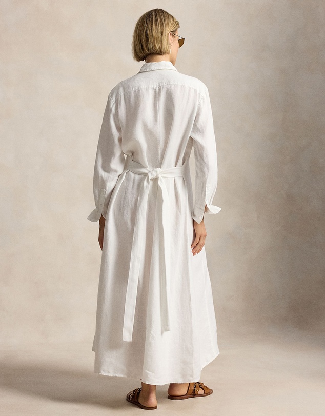 Polo Ralph Lauren - Self-Tie Linen Shirtdress