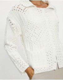 Mossée - Kaia Chunky Crochet Cardigan
