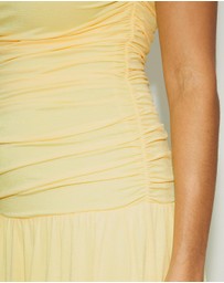 Dazie - She's All That Jersey Off Shoulder Maxi Dress