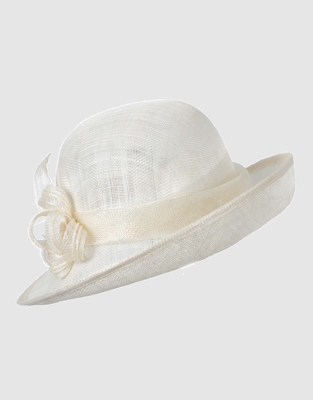 Max Alexander - Sinamay cream Fashion Hat
