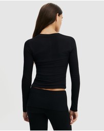 Cotton On Body - Airy Soft Lounge Henley Top