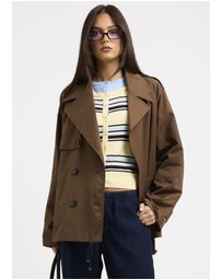 Alice In The Eve - Tessa Cinched Trench Coat