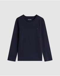 Tommy Hilfiger - Basic Long Sleeve Knit Tee - Kids