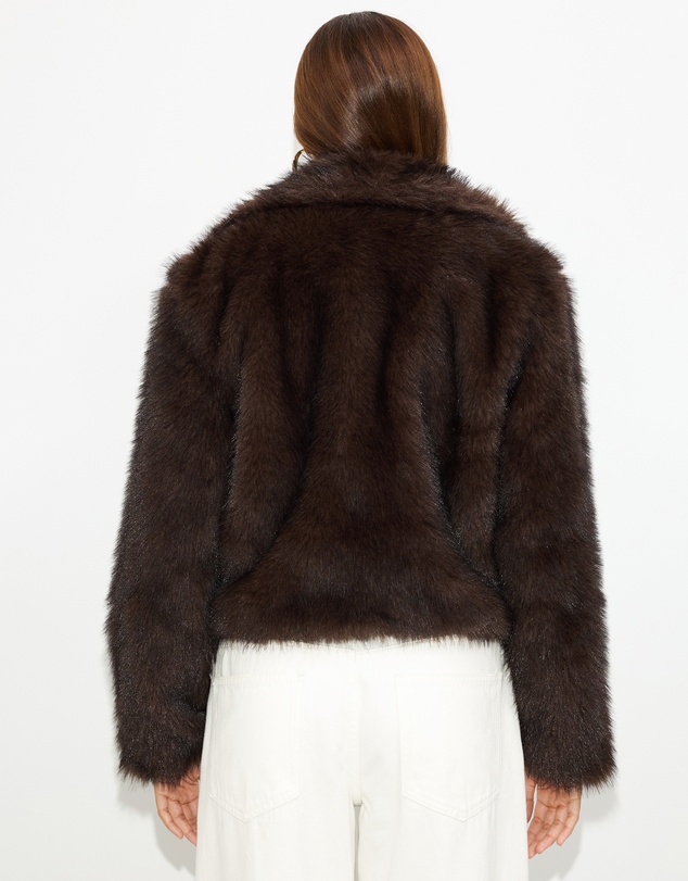 Dazie - Downtown Girl Faux Fur Jacket