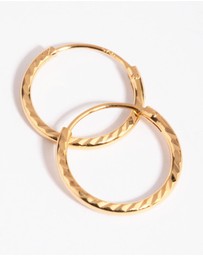 Lovisa - Gold Plated Sterling Silver Ball Stud & Hoop Earring Pack