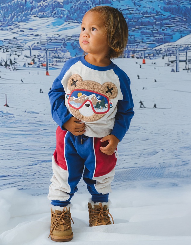 Huxbaby - Ski Hux Raglan Long Sleeve Top - ICONIC EXCLUSIVE - Babies-Kids