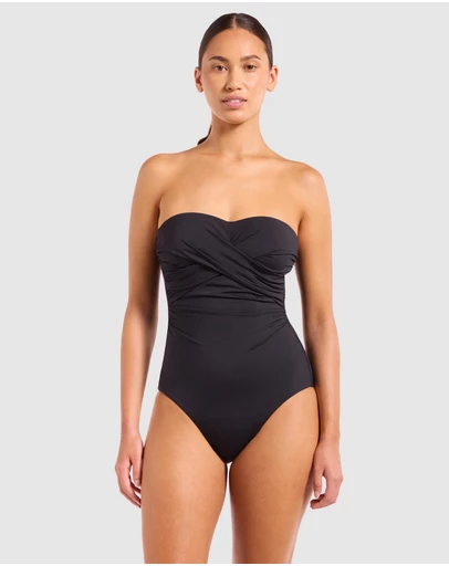 JETS - Ruched Bandeau One Piece