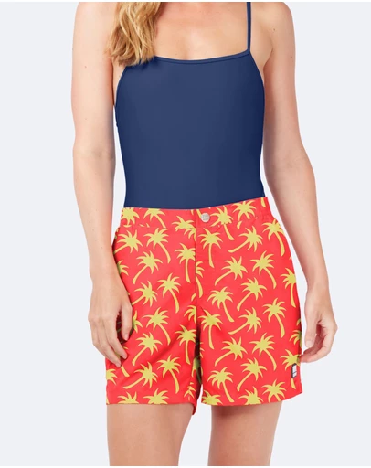 Tom & Teddy - Women's Palm Board Shorts