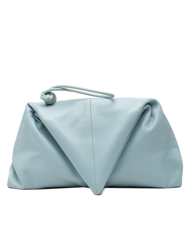 Pre-Loved by Azura Reborn - Pre-Loved Leather BV Trine Angular Clutch