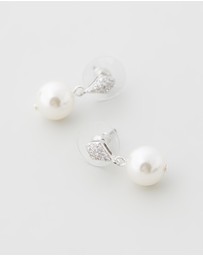 Stephanie Browne - Tiffany II Pearl Earrings