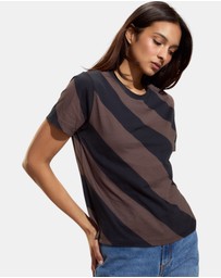 Cynthia Rowley - Diagonal Stripe Tee