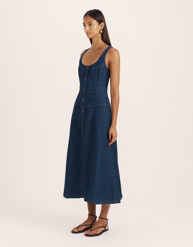 SABA - Cara Denim Midi Dress