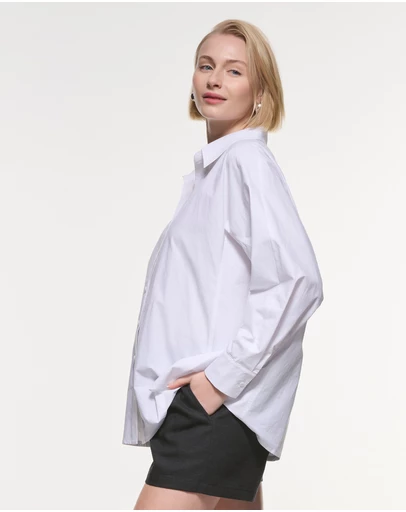 Soon Maternity - Ella Back Tie Cotton Shirt