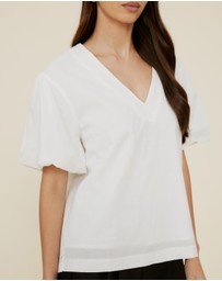 The Fated - Heritage Puff Sleeve Blouse
